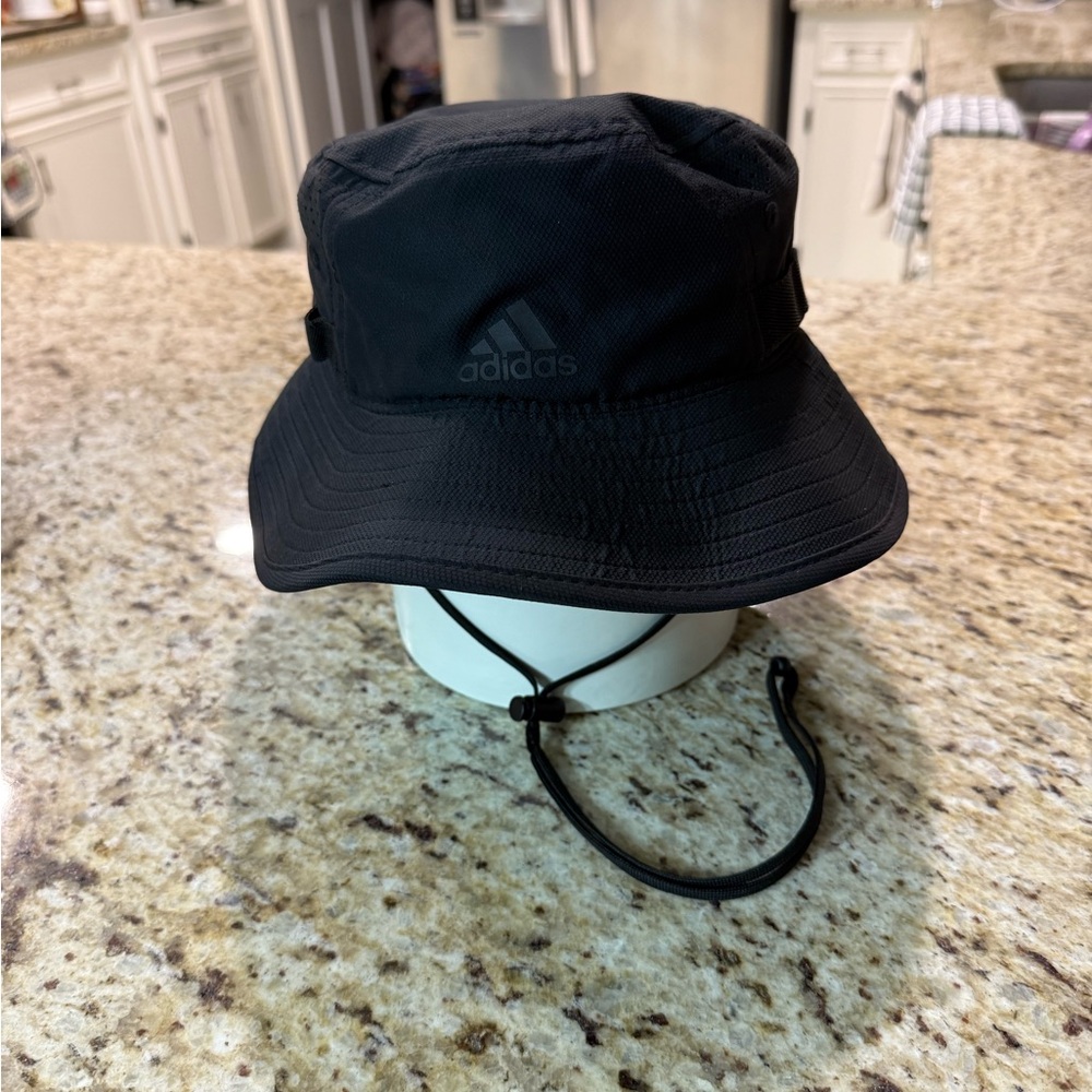 Adidas Aeroready Victory 5 Bucket Hat Fishing Hat Sun Hat Black S/M